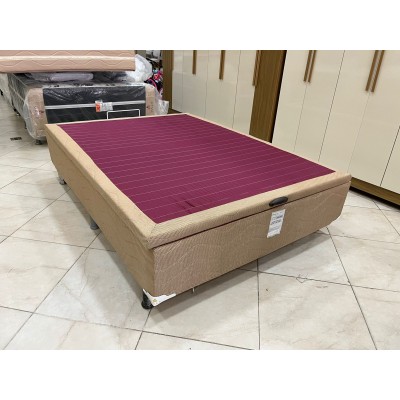 BASE BOX BAÚ LINHO  138X188X35 BEGE COD 242.098